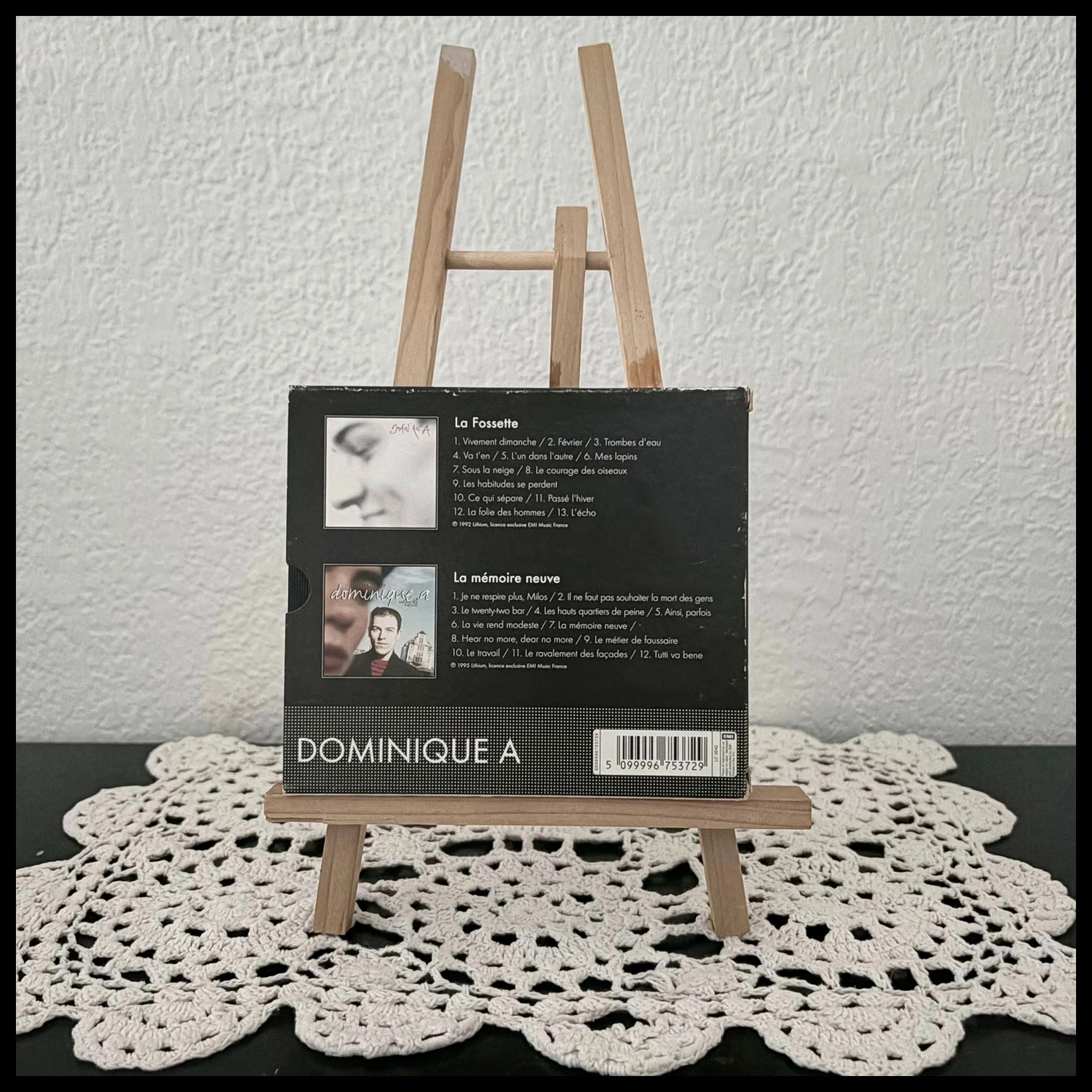 Caja Dominique A 2 CD – La Fossette & La Memoria Nueva (Edición Limitada) – photo 2